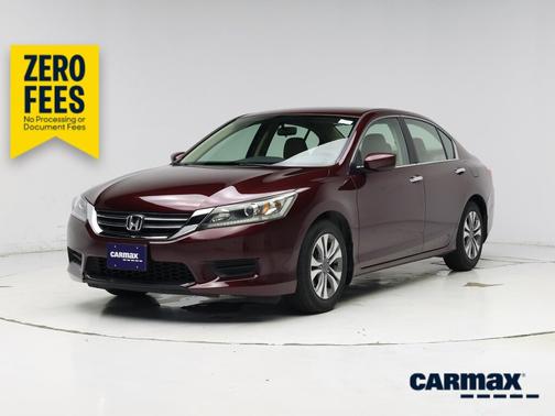 Burgundy 2015 Honda Accord LX