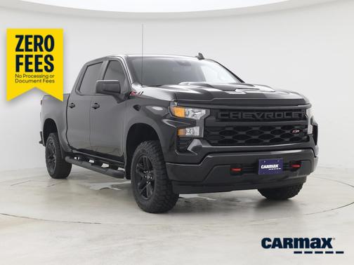 Black 2023 Chevrolet Silverado 1500 Custom Trail Boss