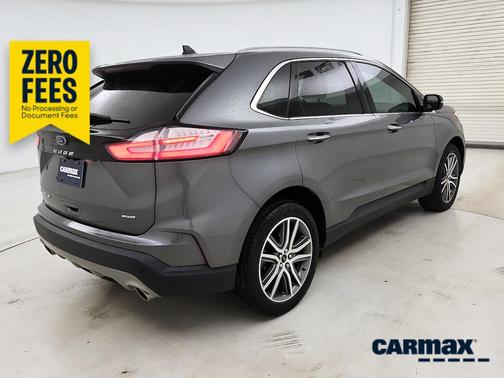 Gray 2023 Ford Edge Titanium