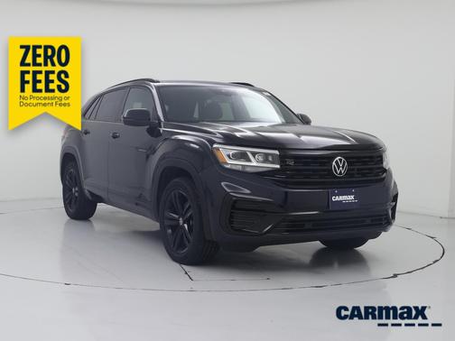Black 2023 Volkswagen Atlas Cross Sport SEL R-Line Black