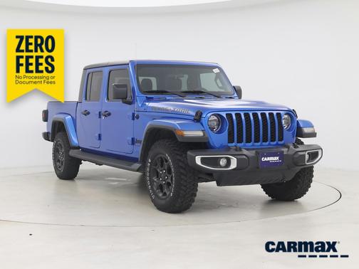 Blue 2023 Jeep Gladiator Texas Trail