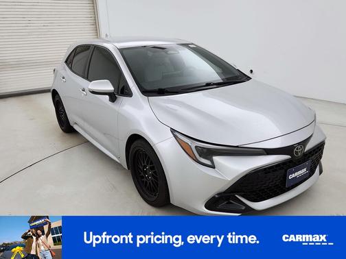 Silver 2023 Toyota Corolla Hatchback SE
