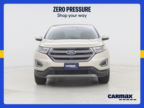 Tan 2018 Ford Edge Titanium