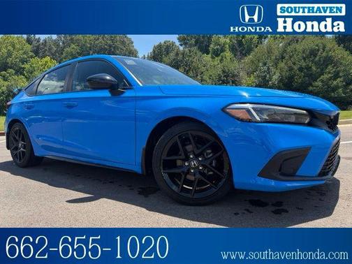 Boost Blue Pearl 2024 Honda Civic Sport