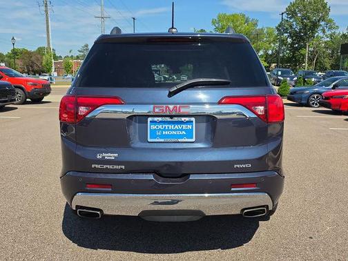 Blue Steel Metallic 2018 GMC Acadia Denali