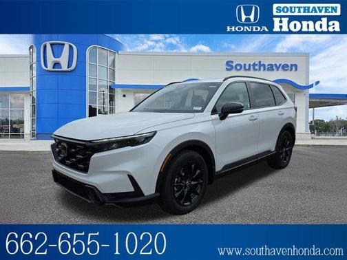 Platinum White Pearl 2026 Honda CR-V Hybrid Sport-L FWD