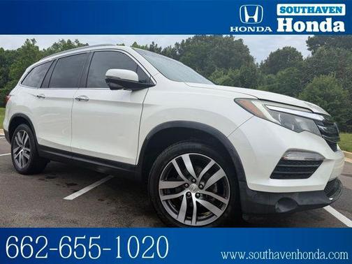 White Diamond Pearl 2016 Honda Pilot Touring