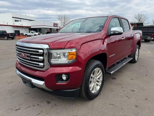 Red 2017 GMC Canyon SLT