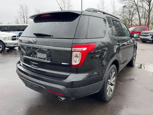 White Platinum Metallic Tri-Coat 2015 Ford Explorer XLT