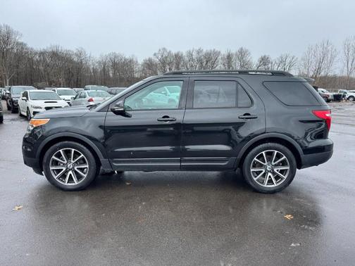 White Platinum Metallic Tri-Coat 2015 Ford Explorer XLT