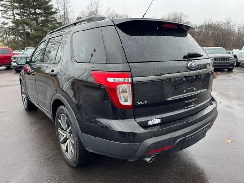 White Platinum Metallic Tri-Coat 2015 Ford Explorer XLT