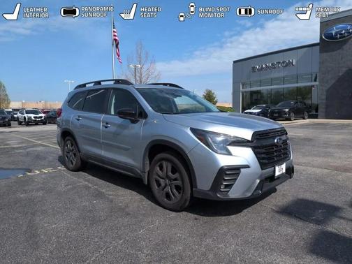 Ice Silver Metallic 2025 Subaru Ascent Onyx Edition Touring 7-Passenger