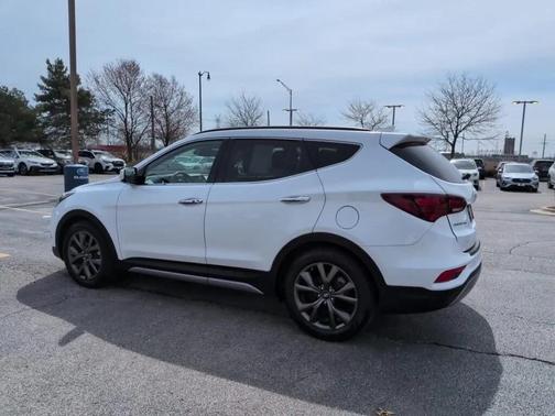 Frost White Pearl 2017 Hyundai Santa Fe Sport 2.0L Turbo Ultimate