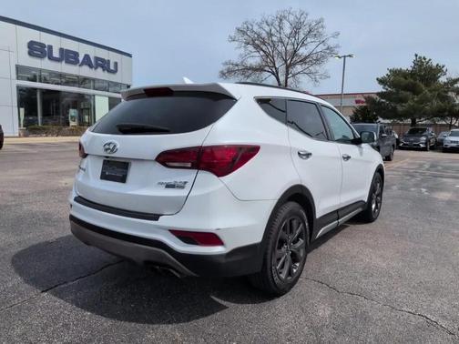 Frost White Pearl 2017 Hyundai Santa Fe Sport 2.0L Turbo Ultimate