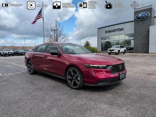 Red 2023 Honda Accord Hybrid Sport
