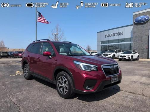 Crimson Red Pearl 2021 Subaru Forester Premium