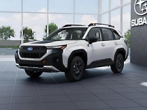Crystal White Pearl 2026 Subaru Forester Wilderness