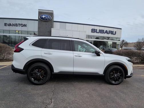 White 2024 Honda CR-V Hybrid Sport AWD