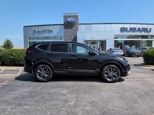 Black 2021 Honda CR-V AWD EX