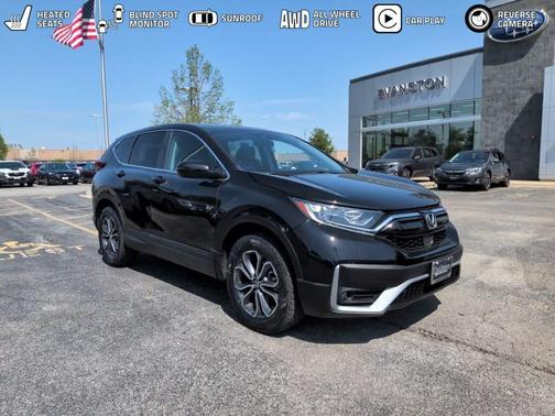Black 2021 Honda CR-V AWD EX