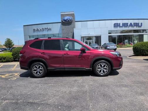 Red 2021 Subaru Forester Premium