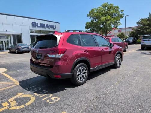 Red 2021 Subaru Forester Premium