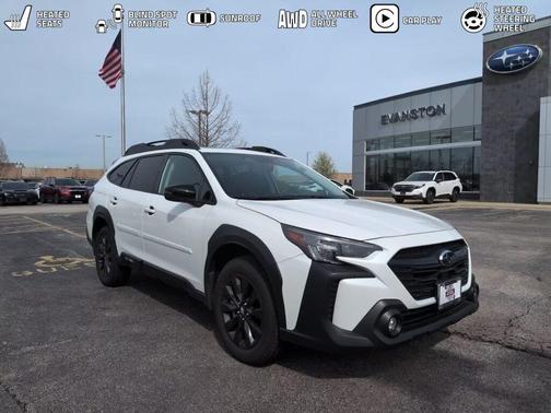 Crystal White Pearl 2025 Subaru Outback Onyx Edition