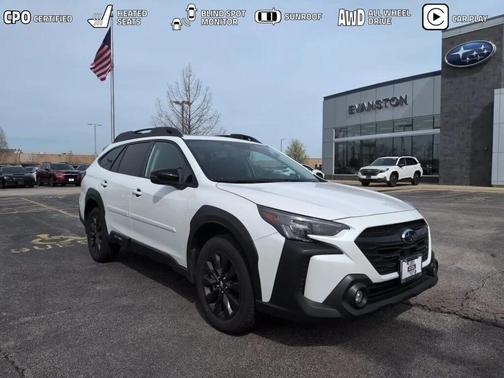 Crystal White Pearl 2025 Subaru Outback Onyx Edition