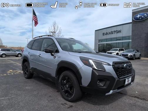 Ice Silver Metallic 2025 Subaru Forester Wilderness