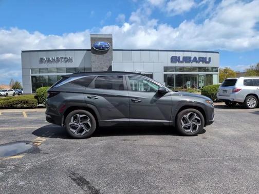 Amazon Gray 2024 Hyundai TUCSON Hybrid SEL Convenience
