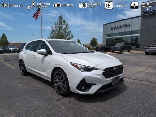 Crystal White Pearl 2024 Subaru Impreza Sport