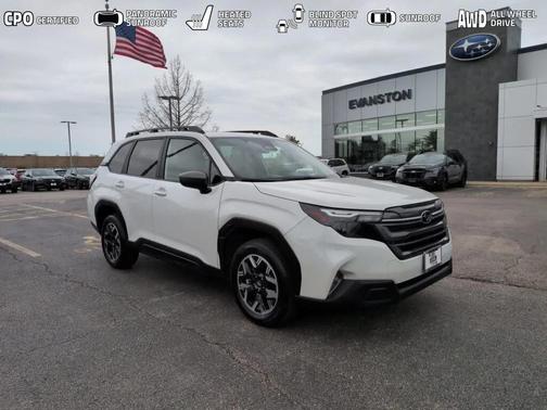 Crystal White Pearl 2025 Subaru Forester Premium