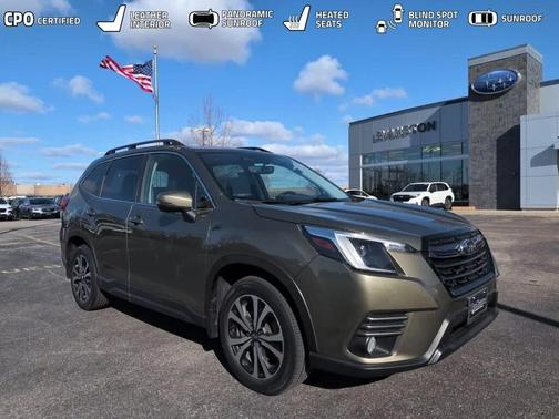 Autumn Green Metallic 2023 Subaru Forester Limited