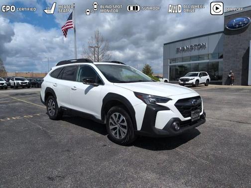 Crystal White Pearl 2025 Subaru Outback Premium