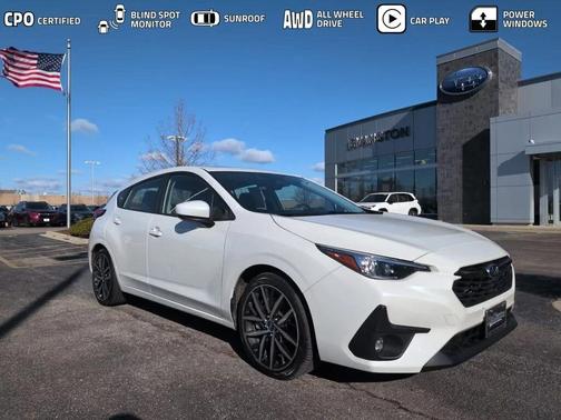 Crystal White Pearl 2024 Subaru Impreza Sport