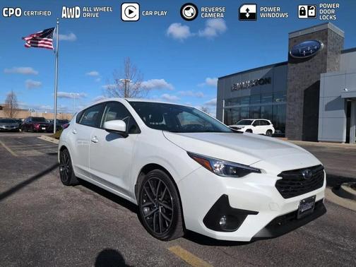 Crystal White Pearl 2024 Subaru Impreza Sport