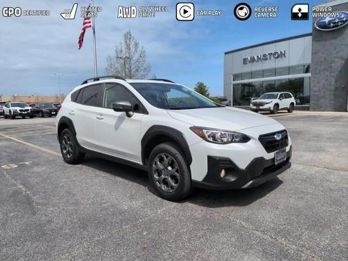 Crystal White 2021 Subaru Crosstrek Sport