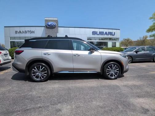 Warm Titanium/Black Obsidian 2022 INFINITI QX60 AUTOGRAPH