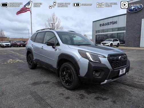 Ice Silver Metallic 2025 Subaru Forester Wilderness