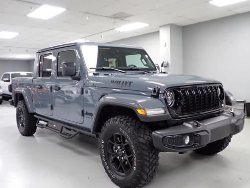 Gray 2024 Jeep Gladiator Willys 4x4