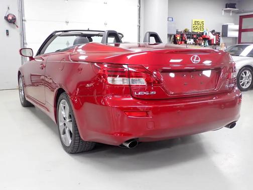 Red 2010 Lexus IS 250C Base