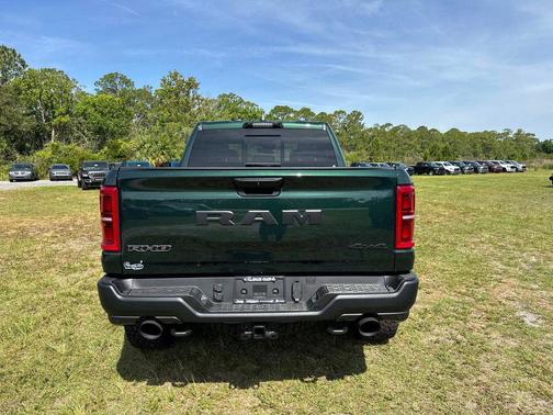 Serrano Green Metallic 2026 RAM 1500 RHO Crew Cab 4x4 5'7' Box