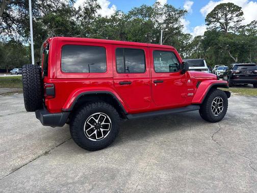 Firecracker Red Clearcoat 2024 Jeep Wrangler 4-Door Sahara 4x4