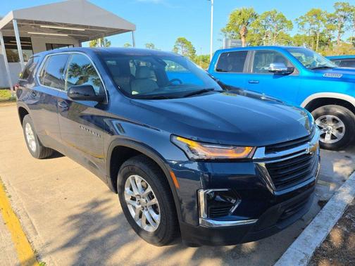 Blue Metallic 2023 Chevrolet Traverse LS