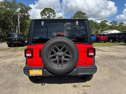 Firecracker Red Clearcoat 2024 Jeep Wrangler Sport S