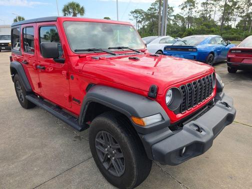 Firecracker Red Clearcoat 2024 Jeep Wrangler Sport S
