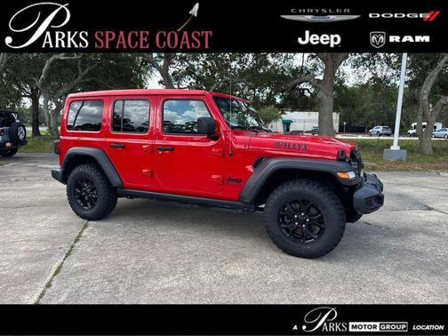 Firecracker Red Clearcoat 2022 Jeep Wrangler Willys