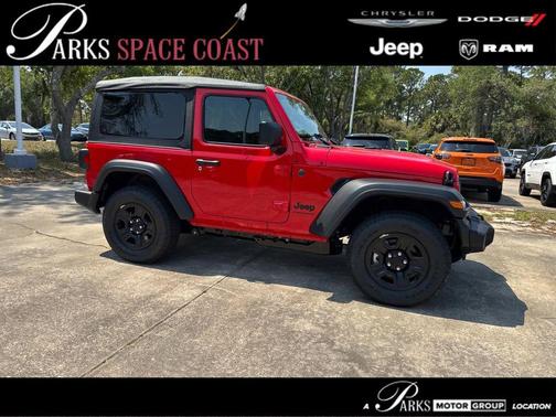 Firecracker Red Clearcoat 2026 Jeep Wrangler Sport