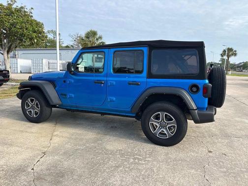 Hydro Blue Pearlcoat 2021 Jeep Wrangler Unlimited Sport