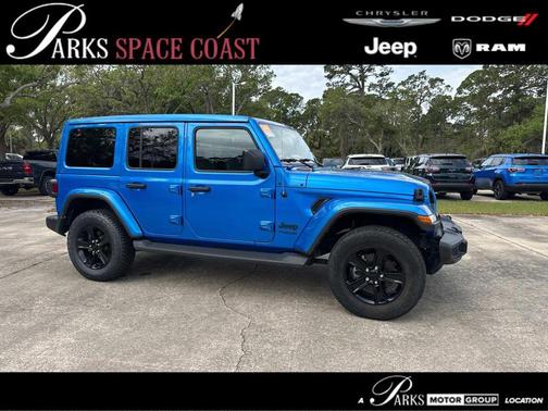 Hydro Blue Pearlcoat 2021 Jeep Wrangler Unlimited Sahara